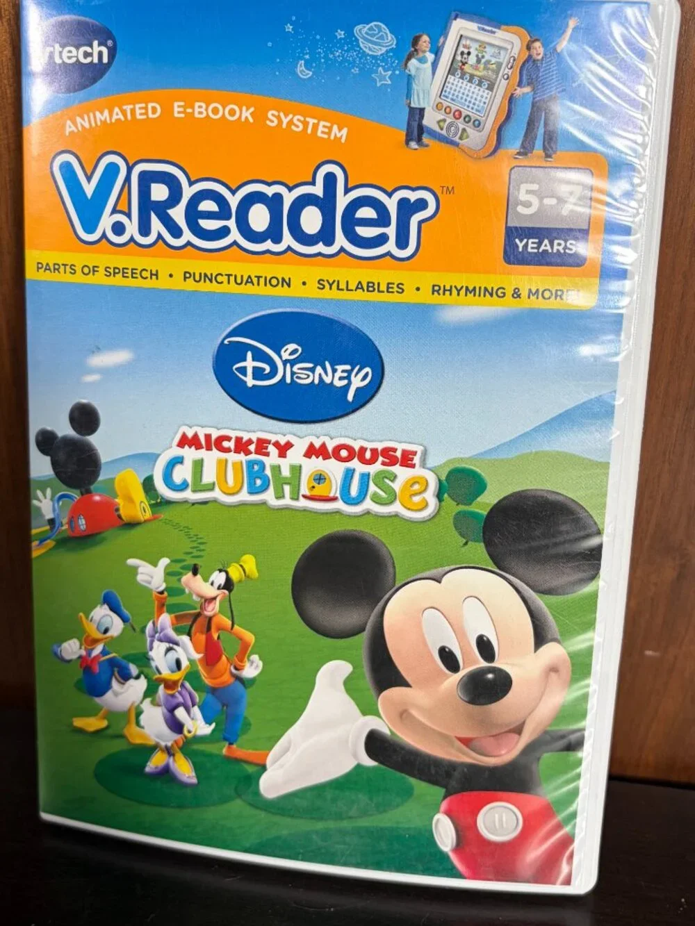 VTech V-Reader Learning Games Lot of 3 Mickey Mouse | Tinker Bell | Tangled